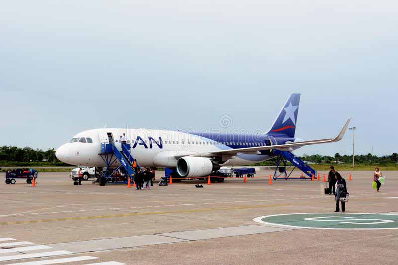 Air Liner at Iquitos Peru Airport