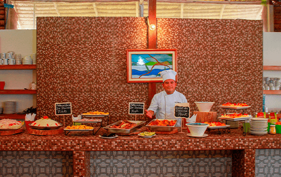 Heliconia Buffet With Chef
